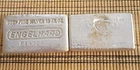 2- Vintage Sequential Engelhard 10 oz Poured Silver Bars W/Reverse Pass Through