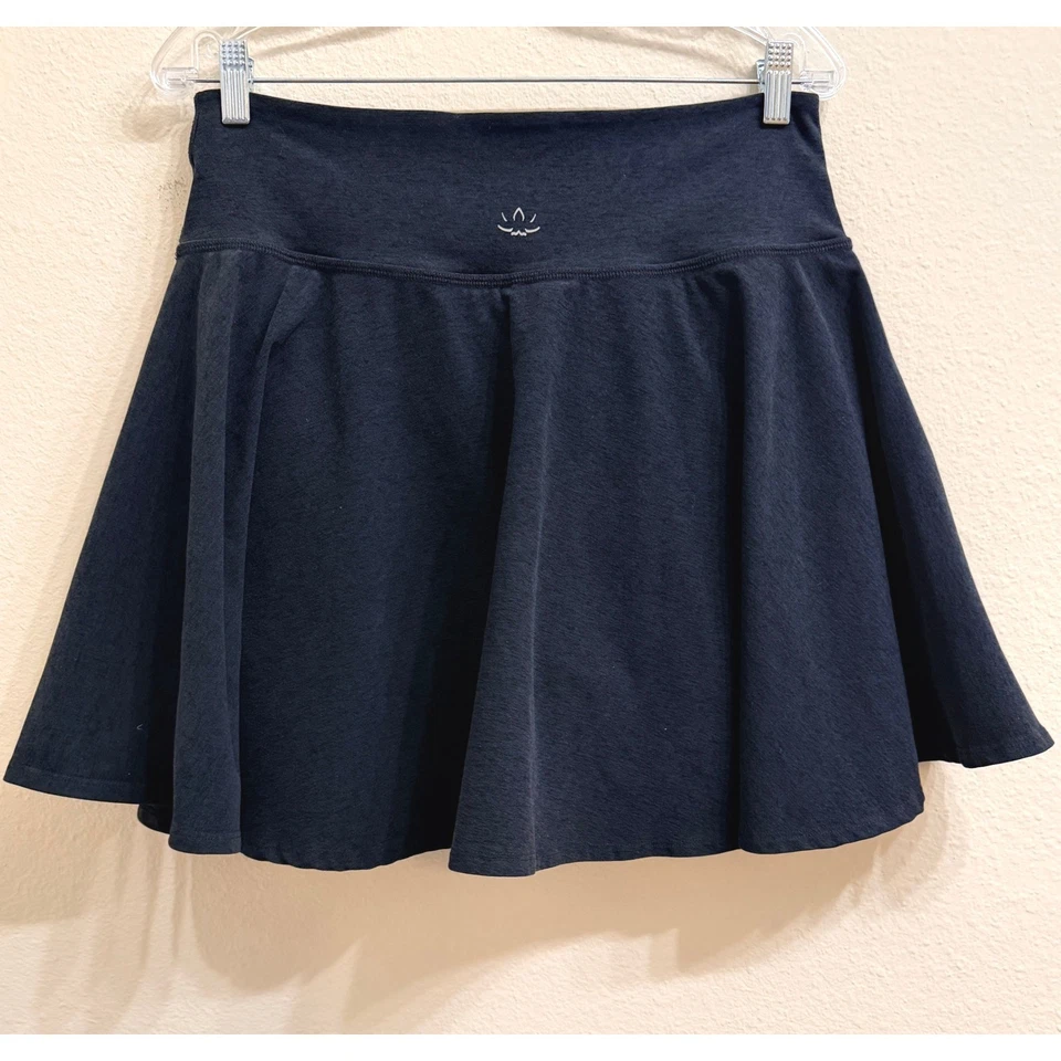 Falda circular Beyond Yoga Spacedye Hot Shot 1X negra Skort atletismo tenis golf Foto 4 de 4