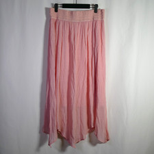 VTG New Directions Fairy Coquette Asymmetric Maxi Skirt Size L Balletcore Dainty