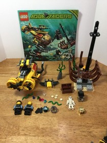 LEGO Aquazone: Aqua Raiders Lot of 3 Sets 7770, 7771 & 7776 READ