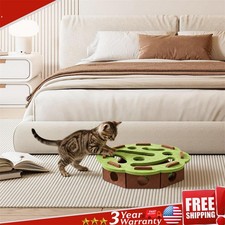 Interactive Cat Toy Maze Box Puzzle with Bell Balls Self-Play Kitten Game