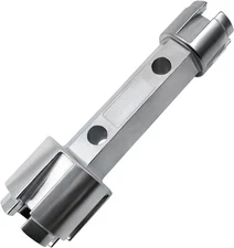 Tub Drain Remover Wrench, Heavy Duty Wrench Aluminum Alloy Silver 