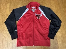 Chicago Bulls Mitchell & Ness Hardwood Classics Track Jacket Men’s Size Medium