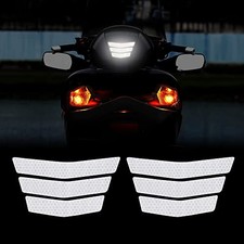 Strong Reflective Stripe Stickers for Car Bumber High-Intensity White  silver  