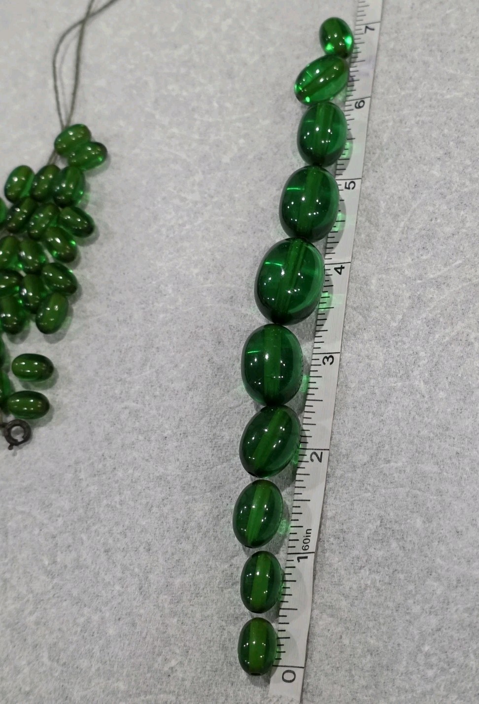 Emerald Green Clear Translucent Tested Bakelite P… - image 14