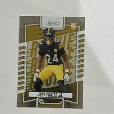 Joey Porter Jr. Blue 2023 Panini Absolute No.163 Pittsburgh Steelers