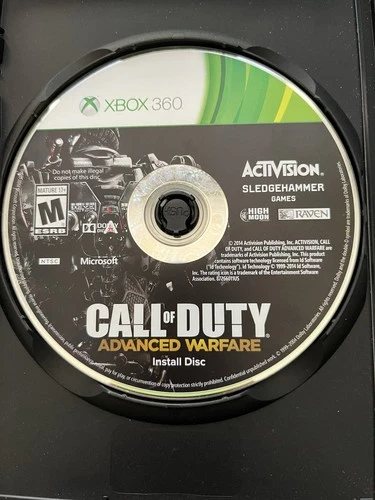 Call Of Duty Advanced Warfare Xbox 360 Game & Install Discs Only