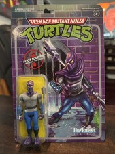 Super7 Foot Soldier TMNT Teenage Mutant Ninja Turtles Reaction Action Figure New