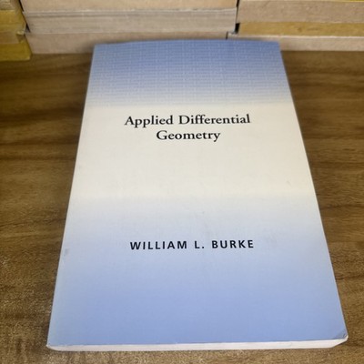 Applied Differential Geometry - William L. Burke - Cambridge University Press