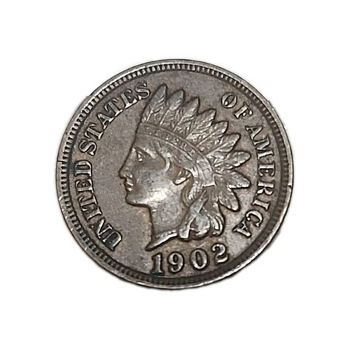1902 AU Indian Head Cent