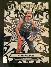 A'Ja Wilson - 2025 Panini Donruss WNBA My House Press Proof Insert Card