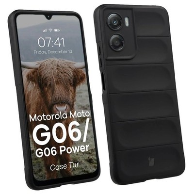 Handyhülle für Motorola Moto G06 4G / G06 Power 4G Bizon Case Cover Etui Schwarz
