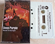 DEEP PURPLE MADE IN EUROPE CASSETTE TAPE