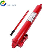 Red Hydraulic Long Ram Jack 8 Tons/17600 lbs Capacity with Single Pump