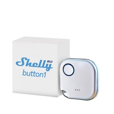 Shelly BLU Button1 White | Bluetooth-Operated Action and Scenes... FAST USA SHIP