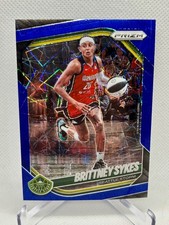 2025 Panini Prizm WNBA #121 Brittney Sykes Blue Velocity Prizms