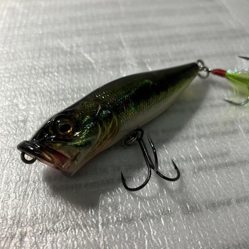 Leurre Megabass Pop X Standard Flottant - Mat Tiger 64mm 7g Pour Bass