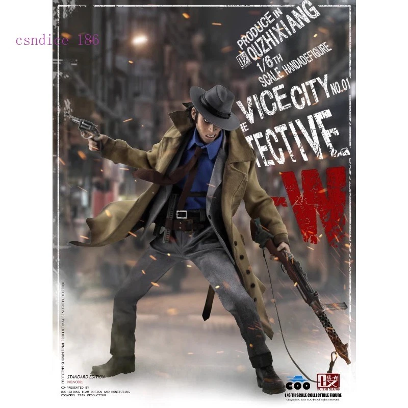 Figura de acción COOMODEL X 1/6 NO.VC001 Vice City Detective con edición estándar Foto 3 de 4