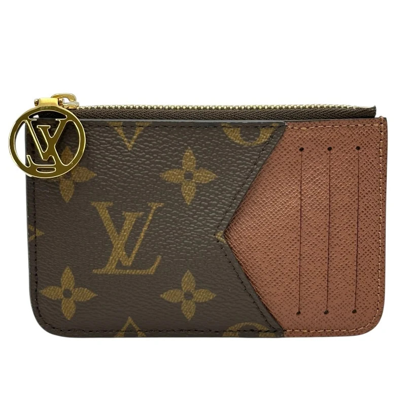 Louis Vuitton Portuguese Romy M81880 Brown Monogram Canvas Unisex Card Case Used
