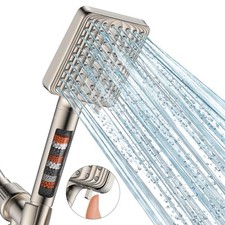 Filtered Shower Head - 6 Modes High Pressure Handheld Shower Head with Filter...