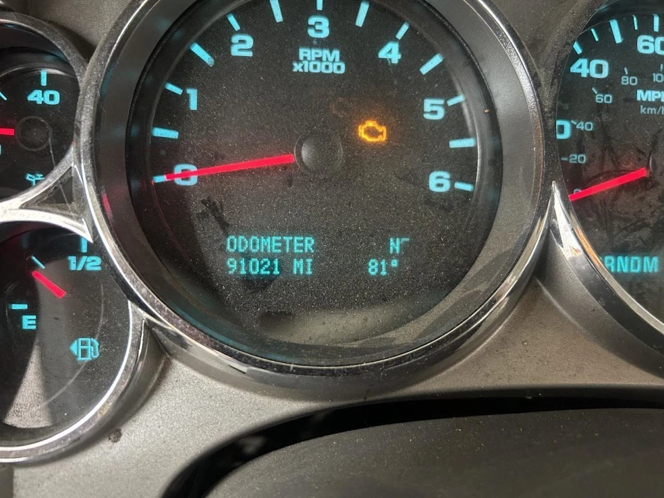 Chevrolet Silverado 2500 2007-2014 camioneta velocímetro clúster MPH mercado de Estados Unidos Foto 4 de 4