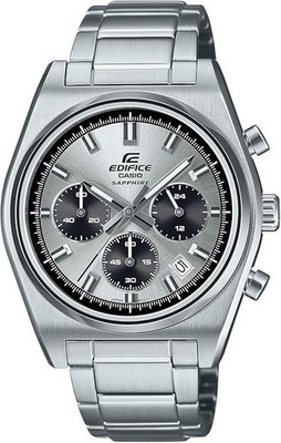 CASIO EDIFICE Men Watch EFB-730DJ-7AJF Silver Dial Sport Chronograph New