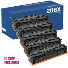 206A 206X Toner Cartridges For HP Color Laserjet Pro MFP M283fdw M283cdw M255dw