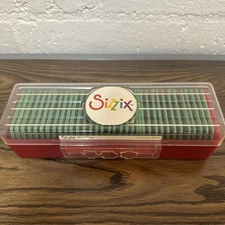 Sizzix Sizzlits Alphabuckles Alphabet Letters Numbers Symbols Die Set Case ZZ19