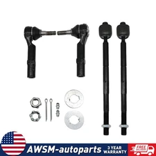For Chevy GMC Sierra Silverado Tahoe Yukon Escalade Front Inner Outer Tierods