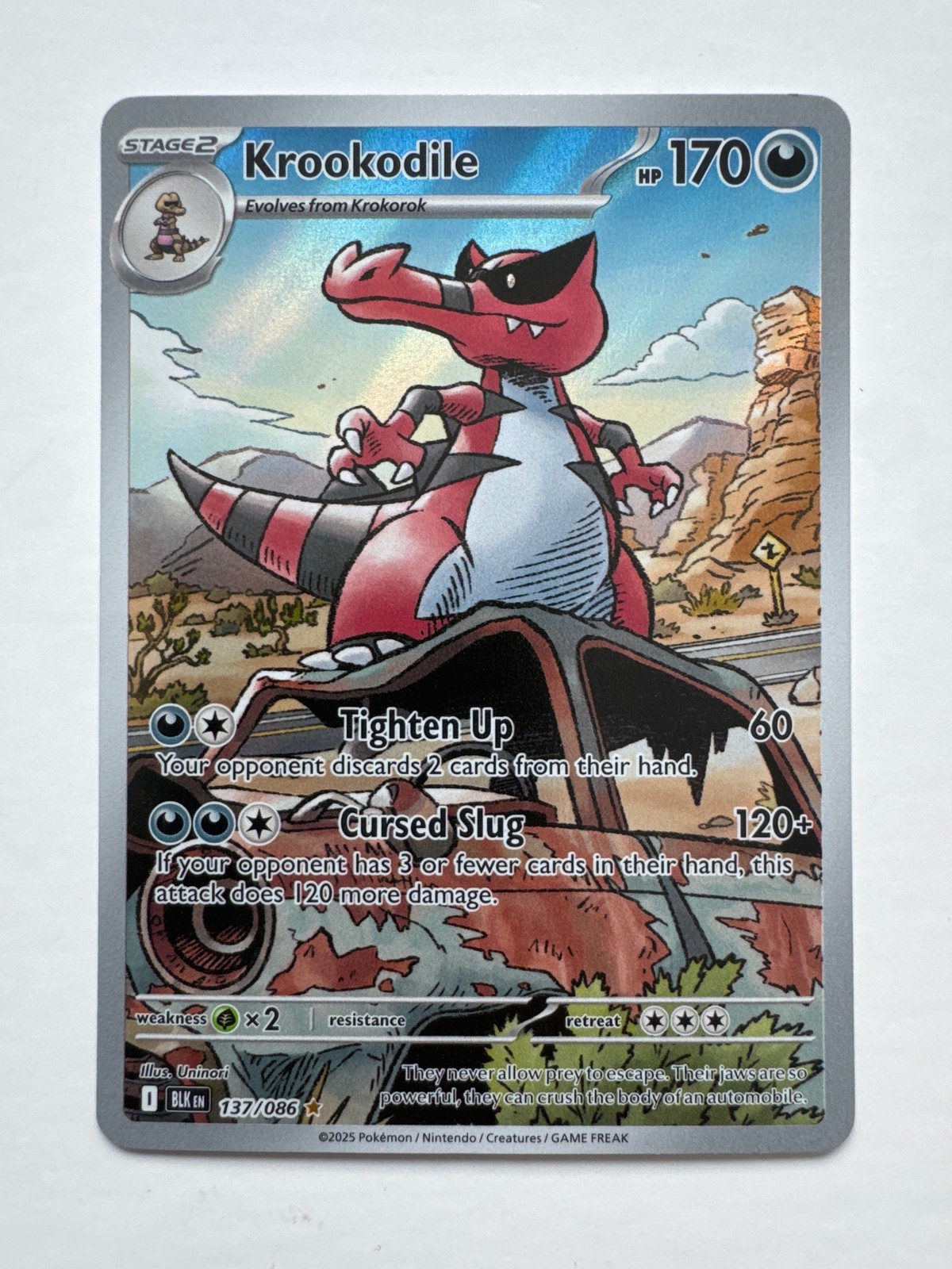 Krookodile 2025 Scarlet & Violet: Black Bolt #137/086 Illustration Rare  Price Guide - Sports Card Investor