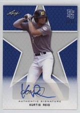 2020 Leaf Perfect Game National Showcase Blue /15 Kurtis Reid #BA-KR1 Auto 1rb1