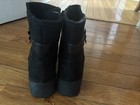 Girls Size 3 Black Booties Used  Man Made Material — photo 5