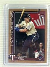 2025 Topps Update-Blaine Crim #US205 RC /2025, Texas Rangers