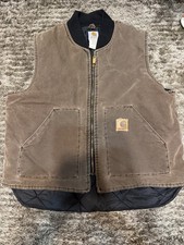 Carhartt Vintage RARE V02 Canvas Duck Vest USA Made 2004 Vintage Mens Xl