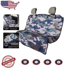 Car Seat Cover - Waterproof Rear Bench Protector Universal Fit Camo Car Seat Cover - Waterproof Rear Bench Protector Universal Fit Camo