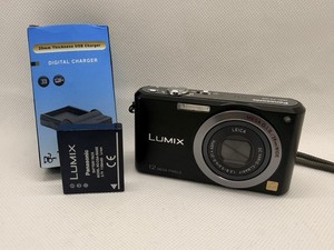 Panasonic LUMIX DMC-FX100 12.2MP Digital Camera – Black TESTED Working
