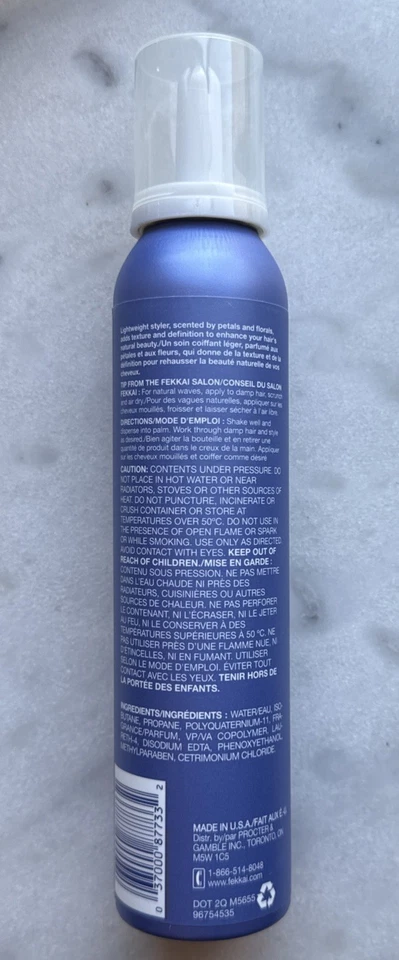 Fekkai 透明形状造型慕斯 6 盎司 (3 包) — 第 2/4 张图片