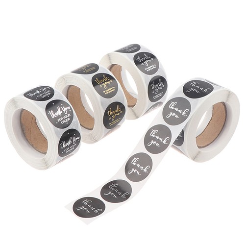 500Pcs/roll Thank You Adhesive Label Stickers For Scrapbooking Cupcakes Dec.we - Picture 7 of 16