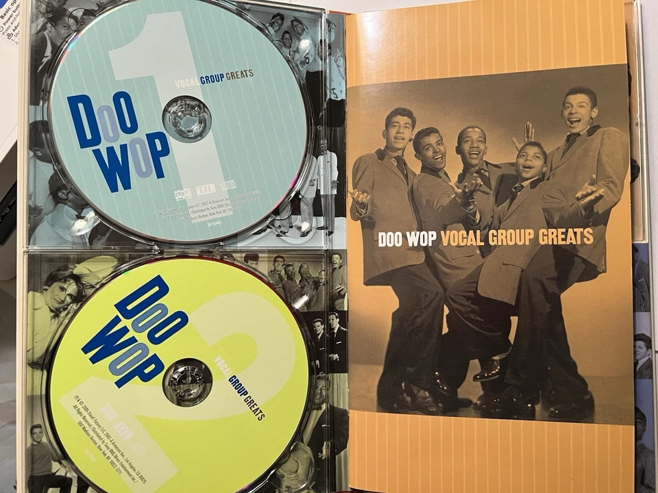 Doo Wop CD Box Set Vocal Group Greats 3 Discs Plus Bonus Disc 72 Songs Drifters - Image 2 of 4
