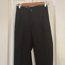 Chaps NWT Boys Black Pants 12 Slim 135P