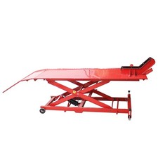 Hydraulic Motorcycle Lift Table Air-operated Motorcycle Hoist Jack Stand Heavy D