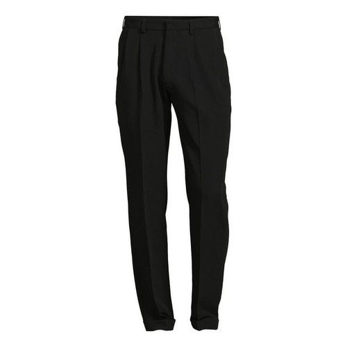 George Men's Premium Comfort Stretch Pleated Cuffed Suit Pants Size 38x30 --Z3- - Picture 3 of 4