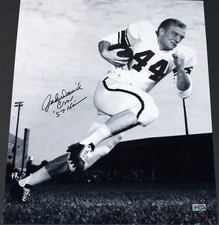JOHN DAVID CROW AUTOGRAPHED TEXAS A&M AGGIES 16x20 PHOTO W/ 57 HEISMAN