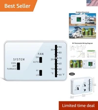 Classic 12V RV Analog Thermostat for Efficient Temperature Management & Comfort