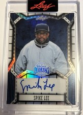 SPIKE LEE 2025 Leaf A Bronx Legacy Prismatic Blue AUTOGRAPH # 7/8