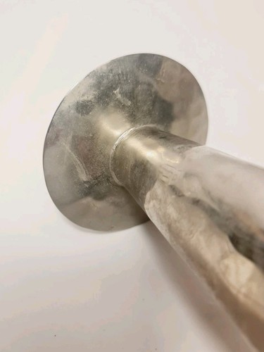 Juego de 2 servilleteros de metal con forma de jarrón Art Deco color plata - Imagen 5 de 13