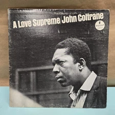 Vintage 1973 reissue: John Coltrane "A Love Supreme" LP - Impulse (AS-77) EX+