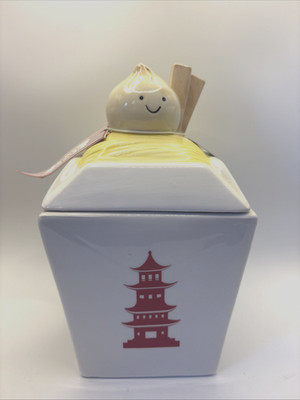 Luna & Sage Chinese Take Out Ceramic Cookie Jar