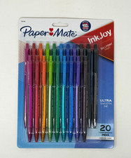 Paper Mate InkJoy 100RT Retractable Ballpoint Pens Medium Point Assorted 20 Pens