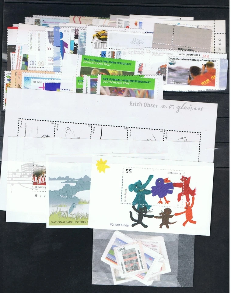 Bund Jahrgang 2003 komplett  postfrisch mit den Selbstklebenden - Bild 1 von 1